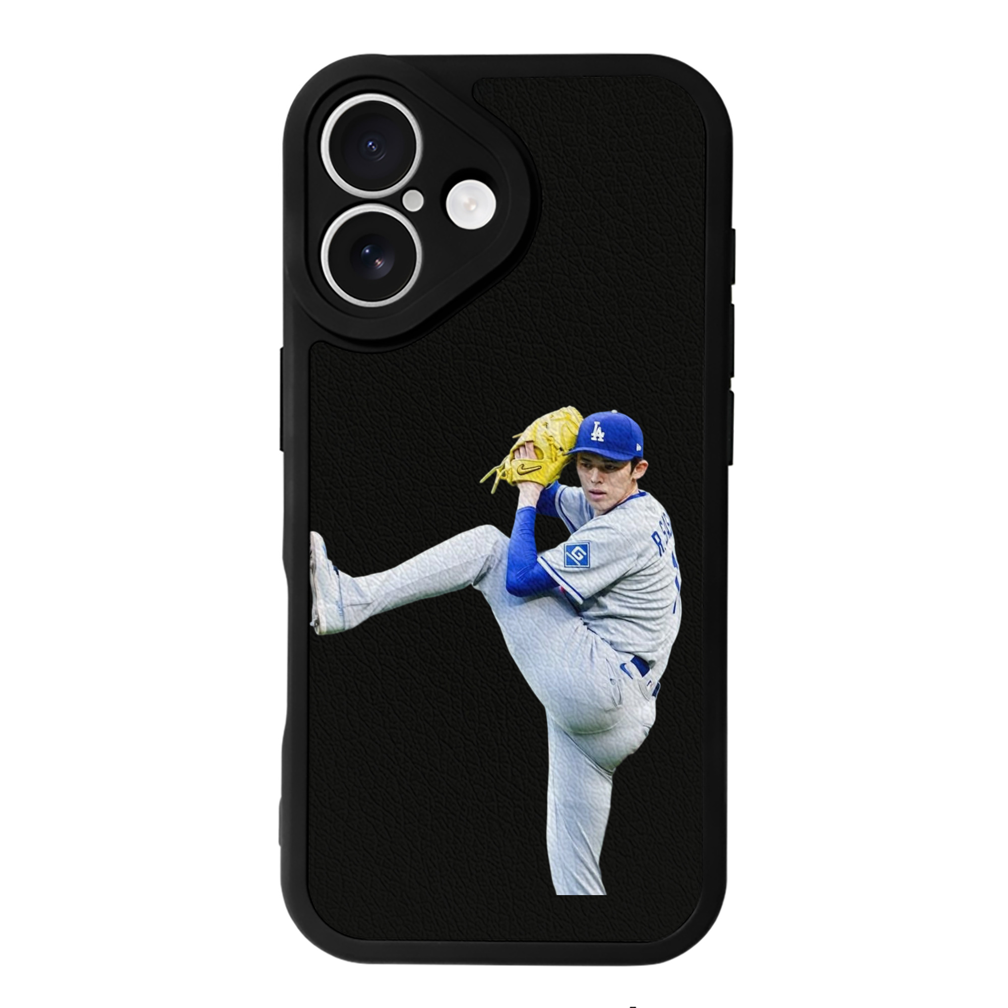  IPhone 16 Silicone Leather Case – UV Print, Lambskin Texture – Perfect Fit, Wireless Charging Compatible, Scratch Resistant, Precise Cutouts – Stylish Protection For IPhone 16